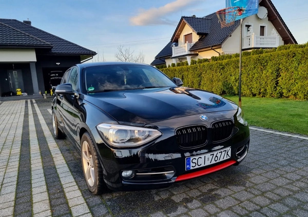 BMW Seria 1 cena 42700 przebieg: 151000, rok produkcji 2014 z Ustroń małe 254